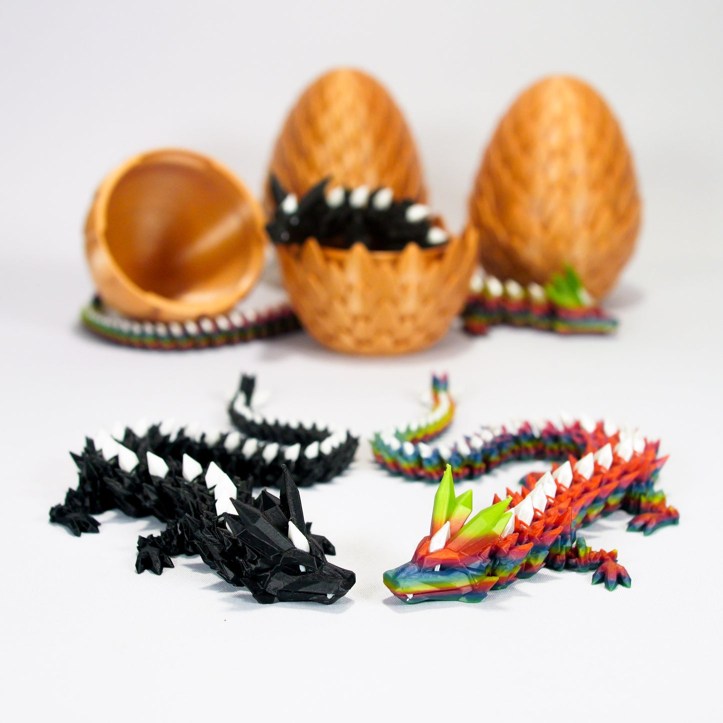 Dragon de Cristal dans son Œuf Doré