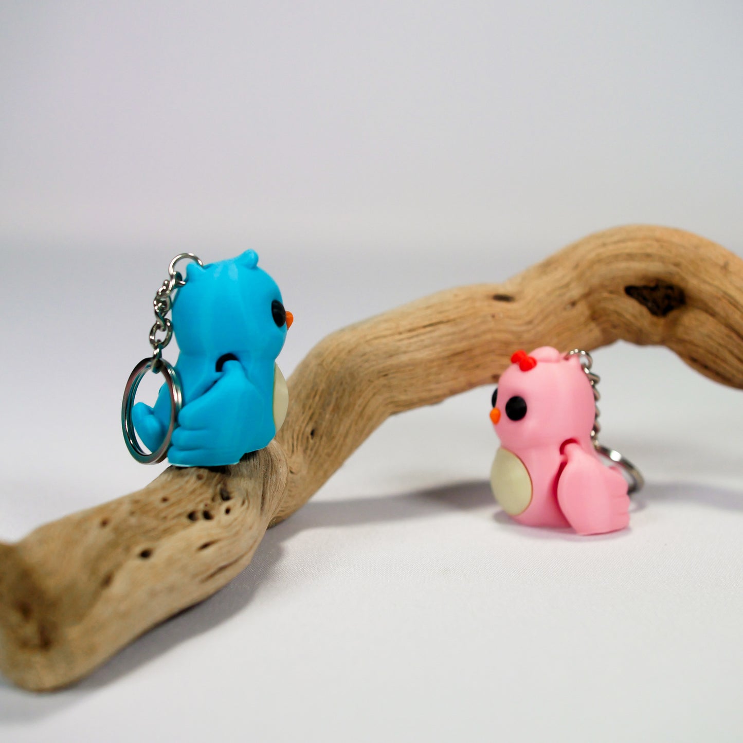 Duo d'oiseaux porte-clés "Amour ailé" 💕