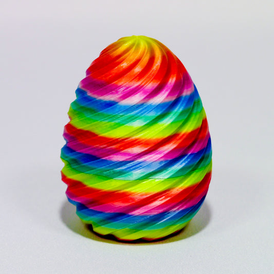 Oeuf multicolore