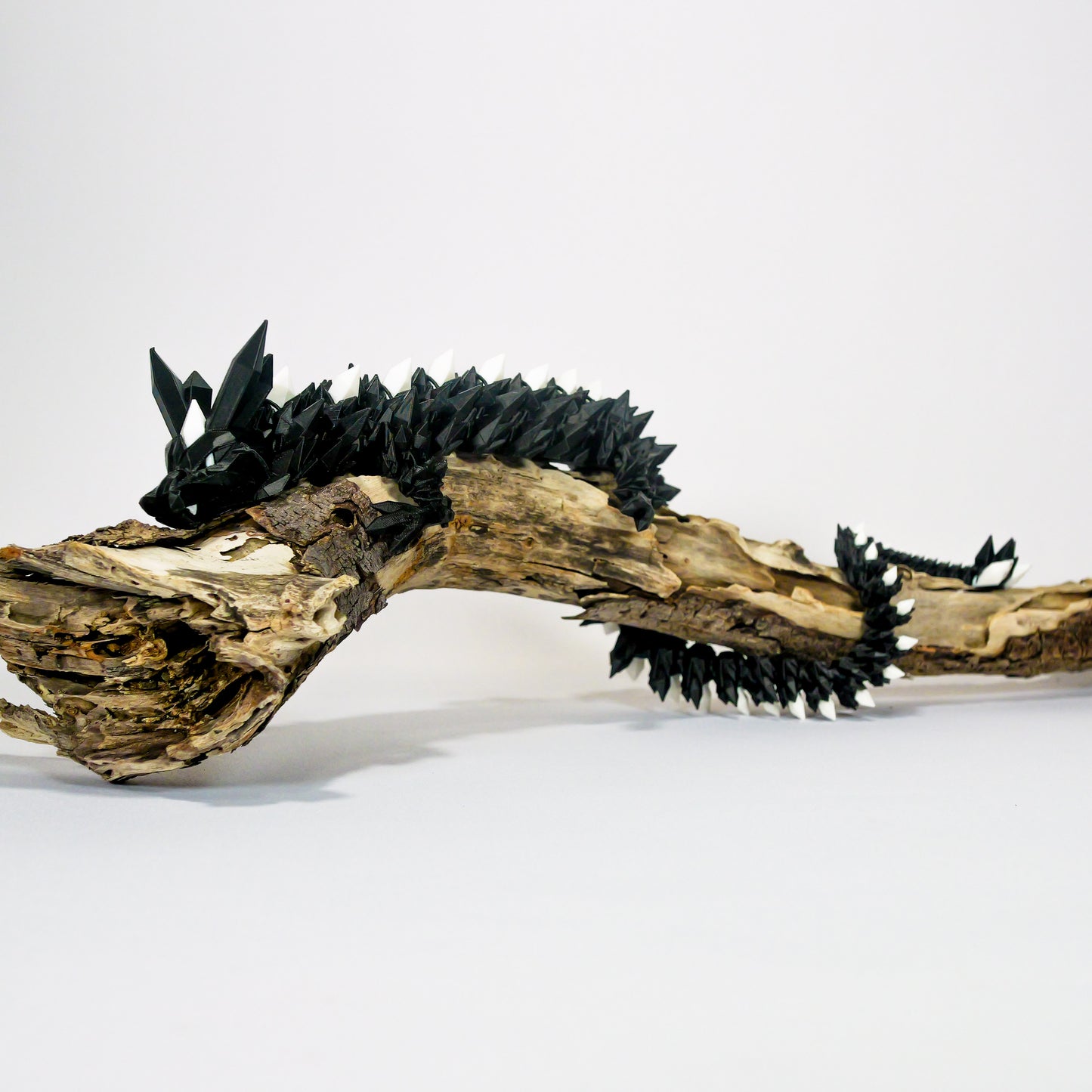 Dragon de Cristal Noir - Grande Taille