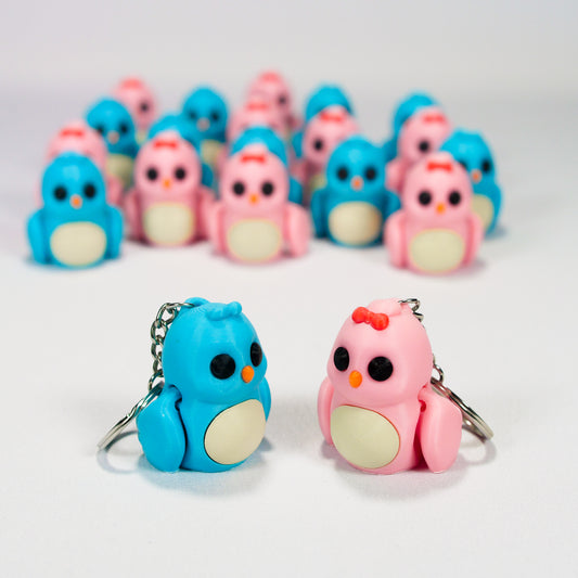 Duo d'oiseaux porte-clés "Amour ailé" 💕
